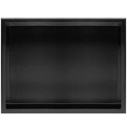 bathroom shelf 30x45 matte black  5