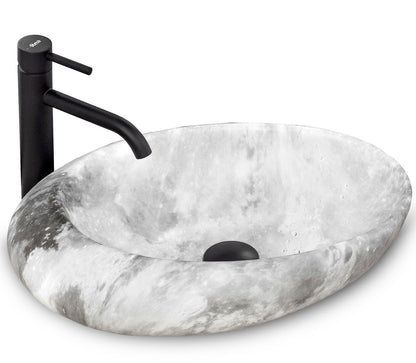 Aufsatzwaschbecken Rea Roxy C Stone L.GREY 1