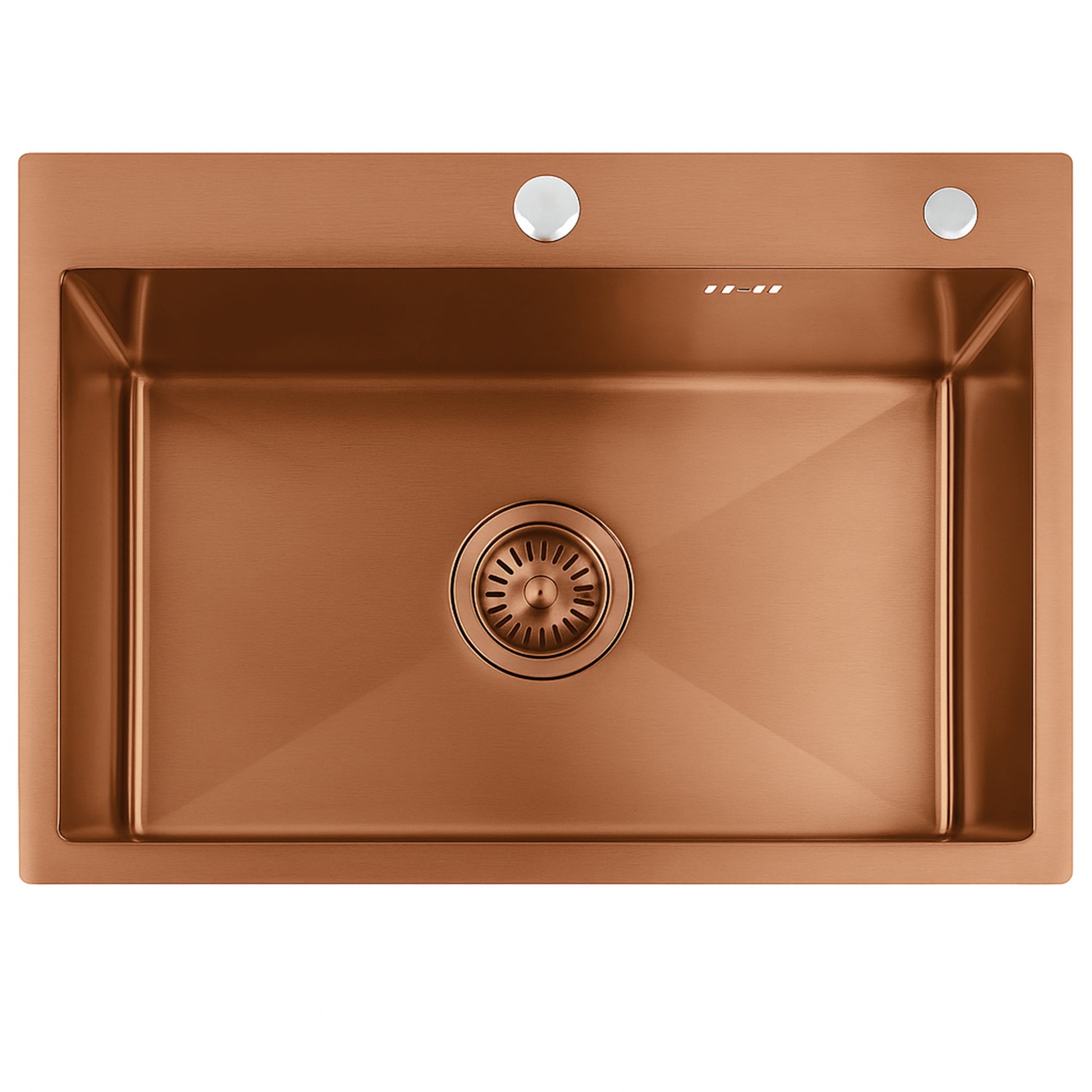Edelstahlspüle Liam BRUSH COPPER ohne Küchenarmatur 2