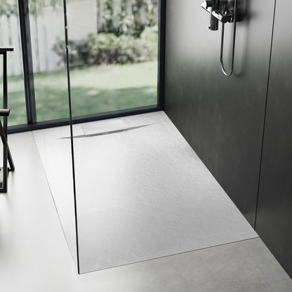 Duschtasse Bazalt White 80x120  1