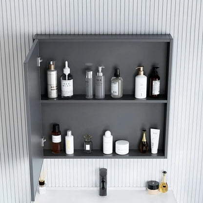 Badezimmermöbel-Set mit Waschbecken Denver 80cm Grey  3