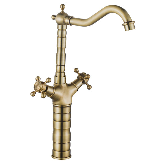 Küchenarmatur Waschbeckenarmatur Rea Rustico antique gold  1