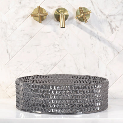 Aufsatzwaschbecken Rea Cristal Black 3
