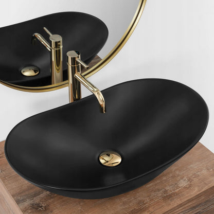 Aufsatzwaschbecken Rea Royal 60 Black matt  2