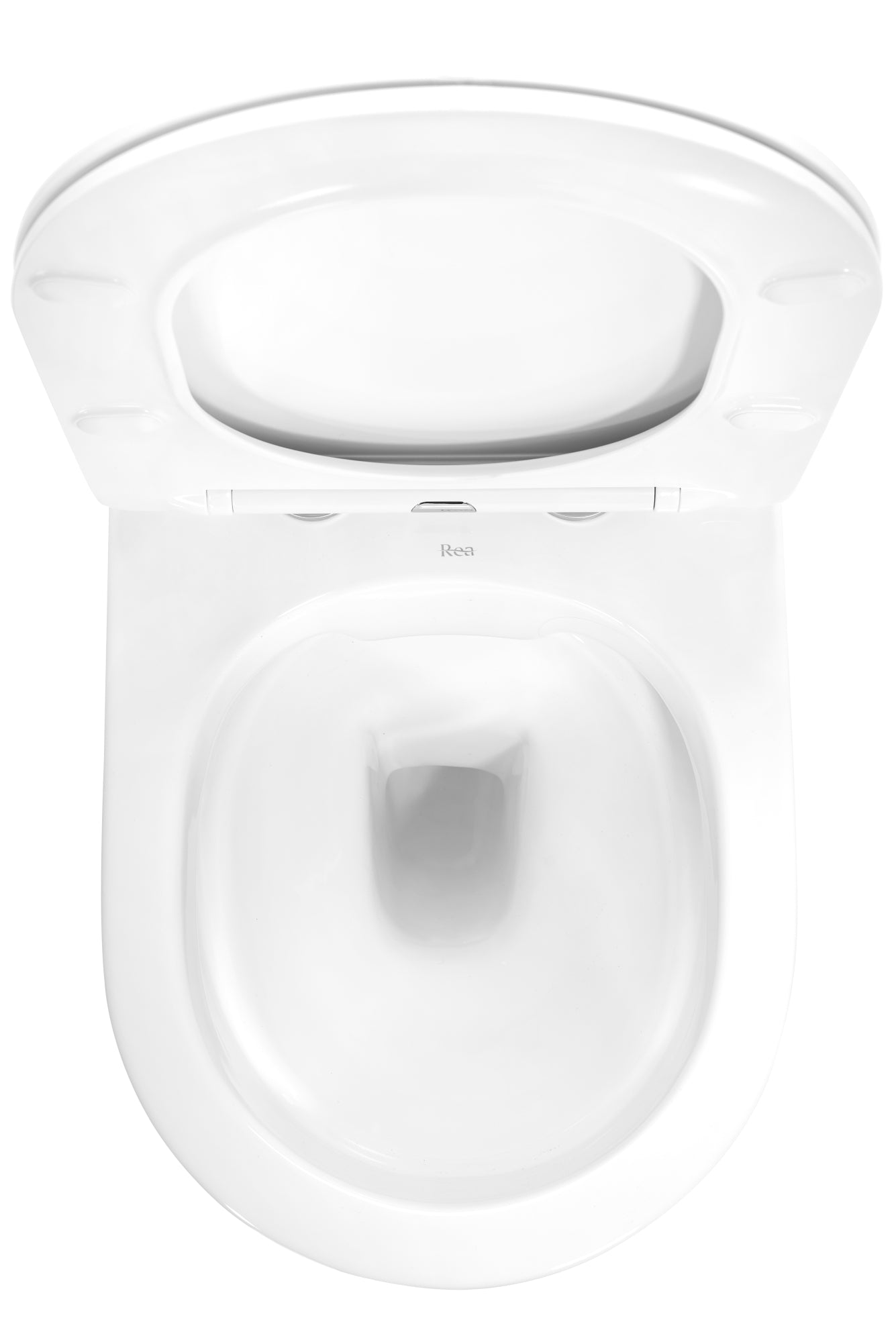 WC Schüssel Randlos Carlo white Mini Flat Gold Edge  4