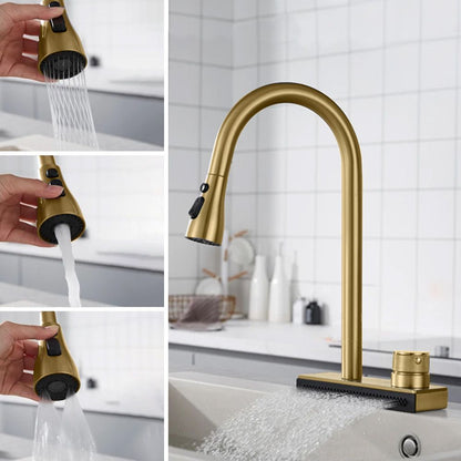 Küchearmatur REA CONOR BRUSH GOLD  7
