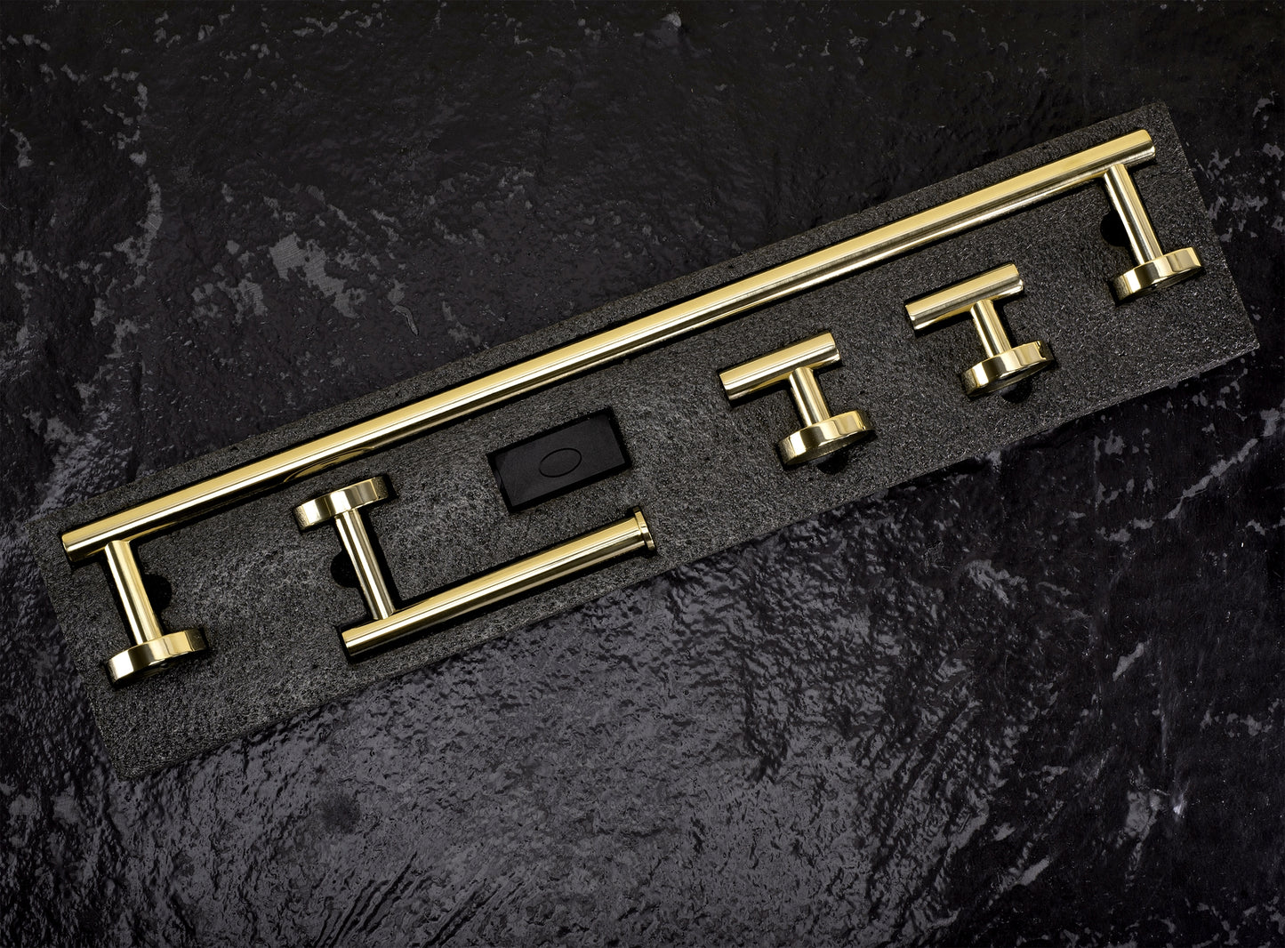 Badezimmer-accessoire-set Ari Gold 4-teilig  7