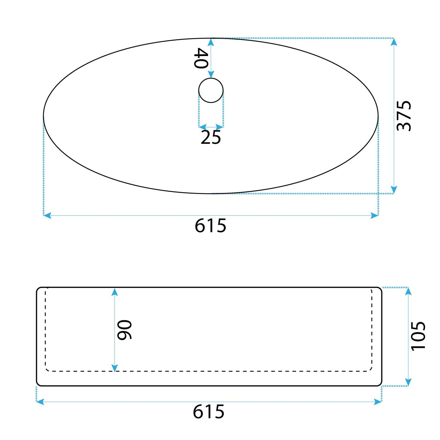 Aufsatzwaschbecken Rea Adriana  4