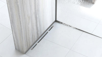 Listwa Brodzikowa Czołowa 130cm Brush Nickel  7