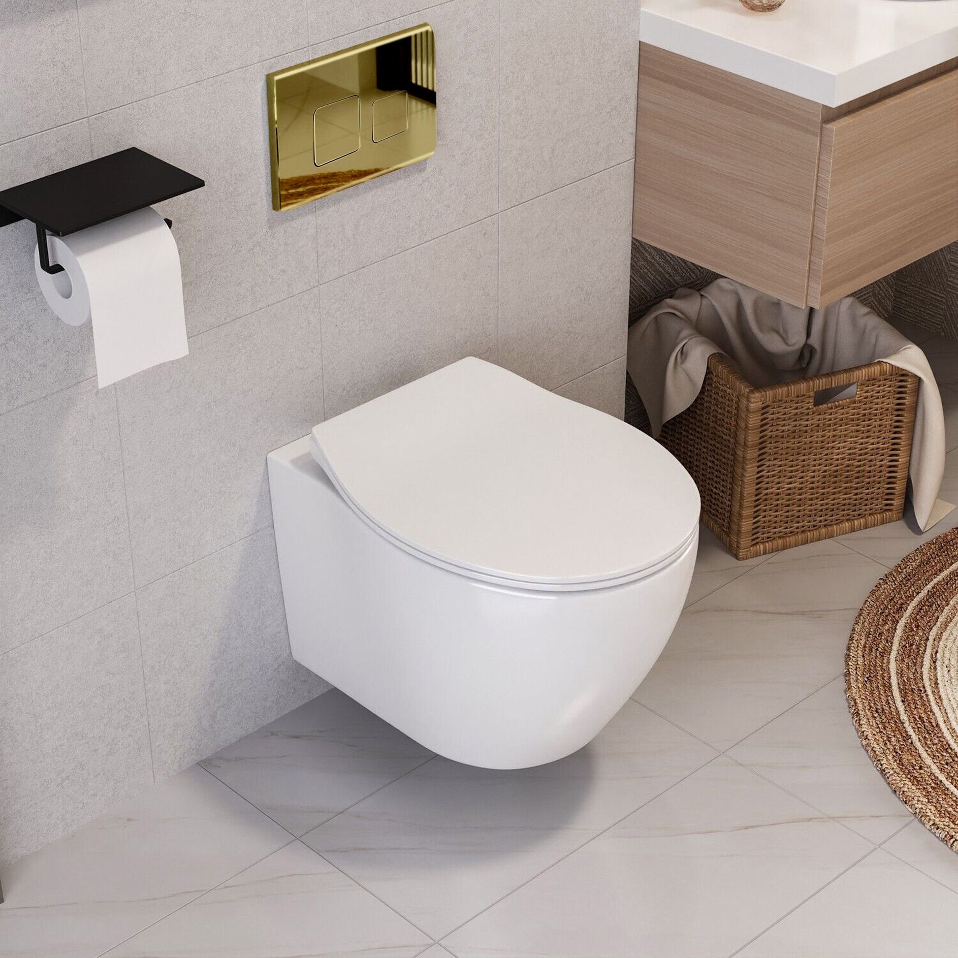 Spülknopf F Gold für WC 5