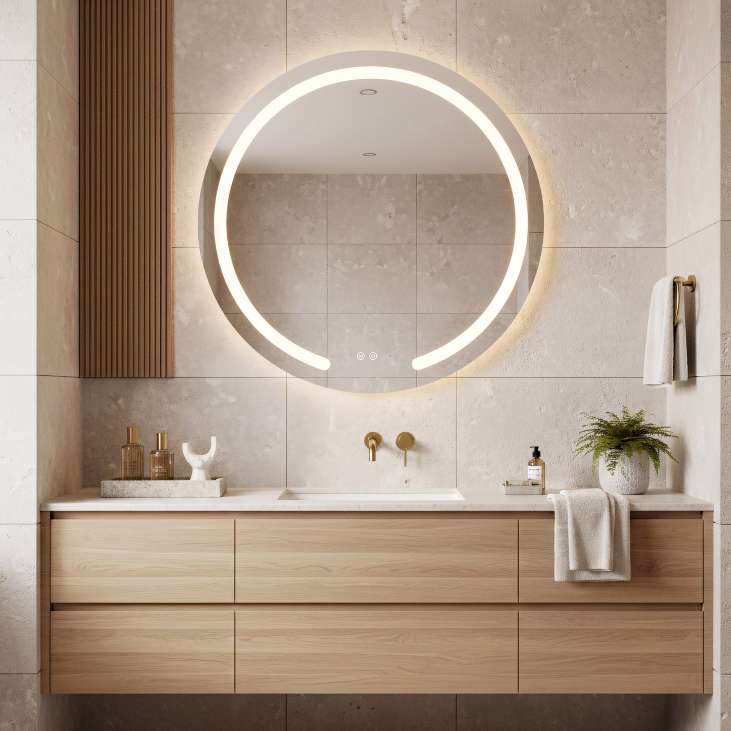 Spiegel LED 100cm Modern  10