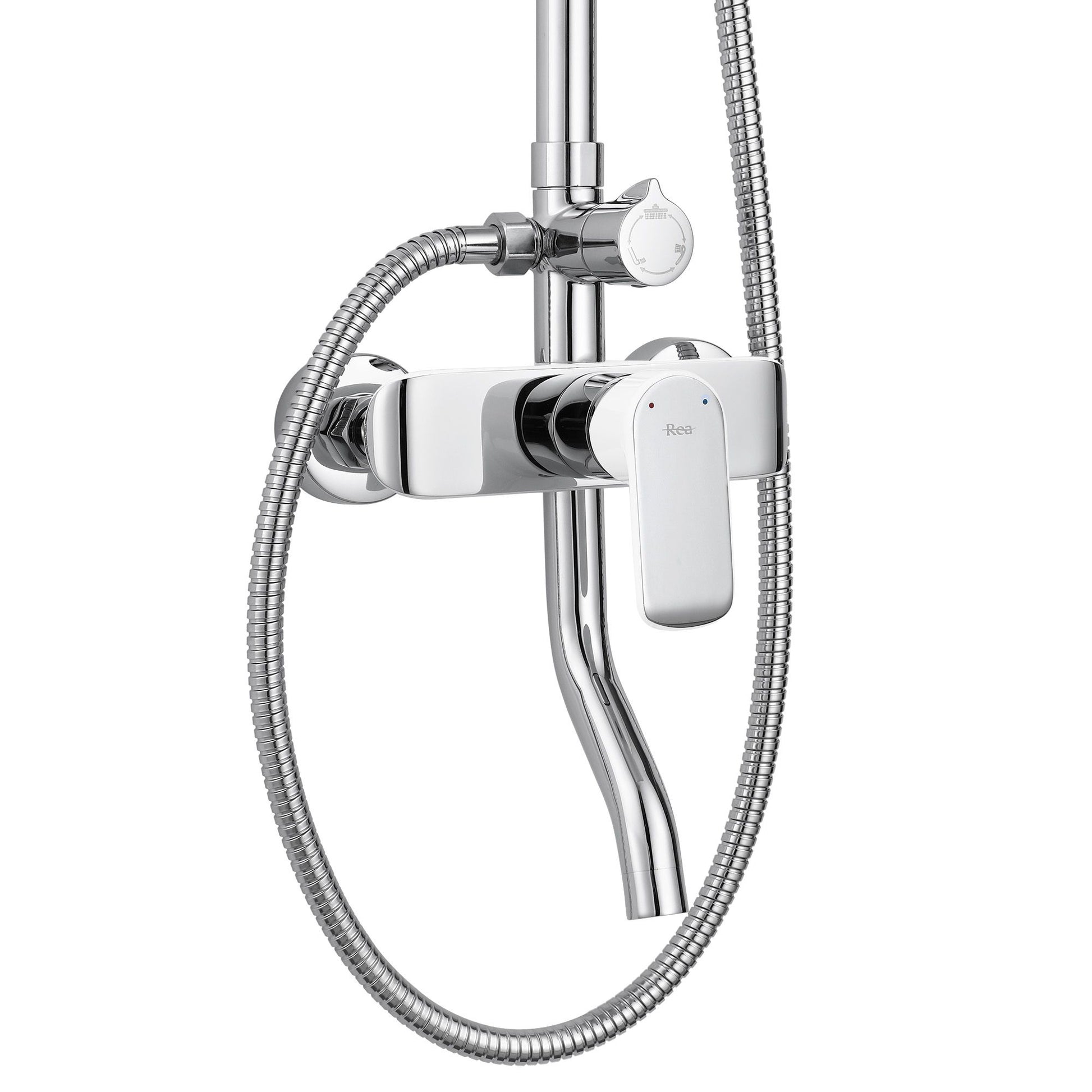 Duschgarnitur REA BLOOM WHITE CHROME  4