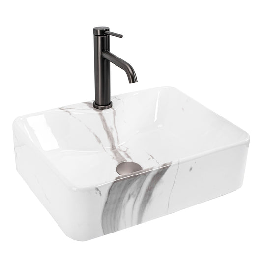 Aufsatzwaschbecken Rea Kelly Marmo 1