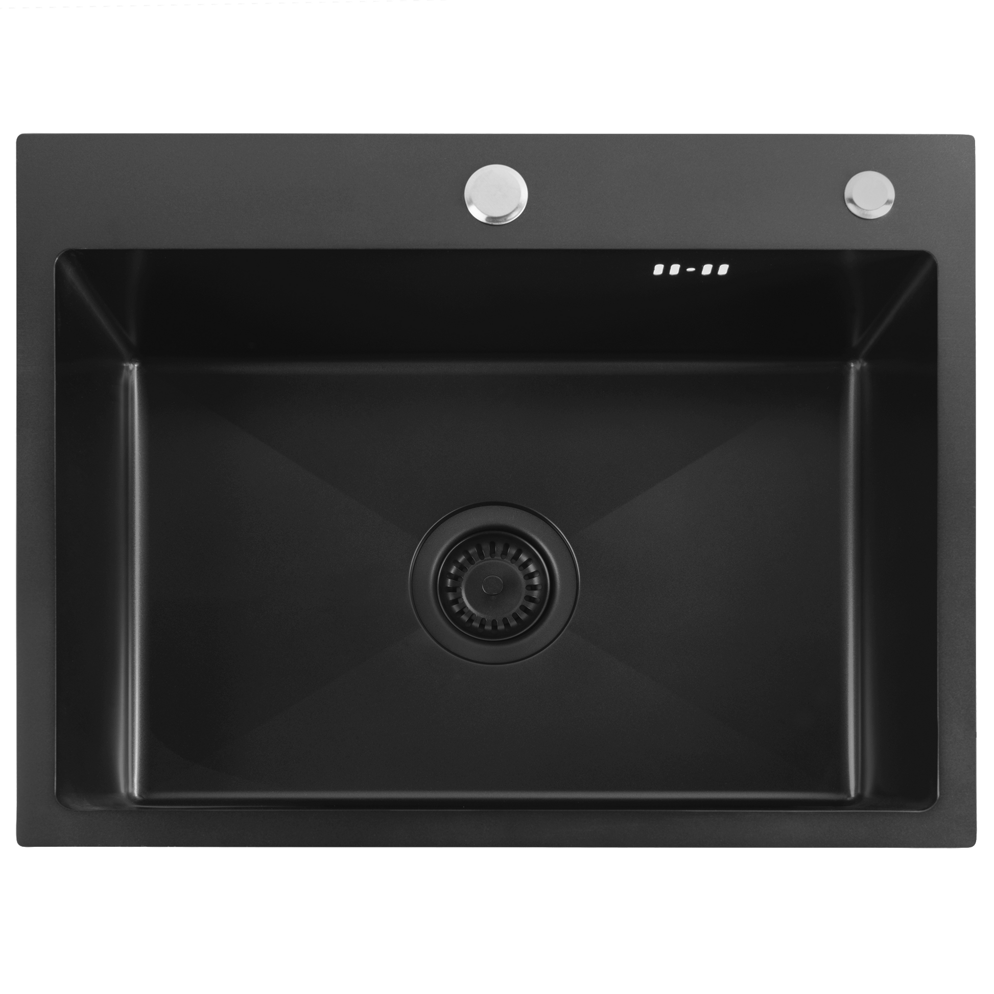 Edelstahlspüle Liam Black mit Küchenarmatur 2