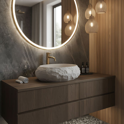 Aufsatzwaschbecken Rea Mika Beige  4