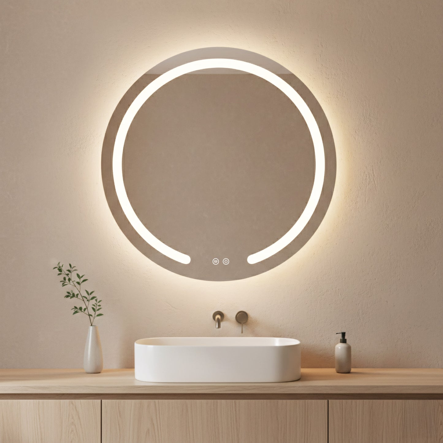 Spiegel LED 80cm Modern  4