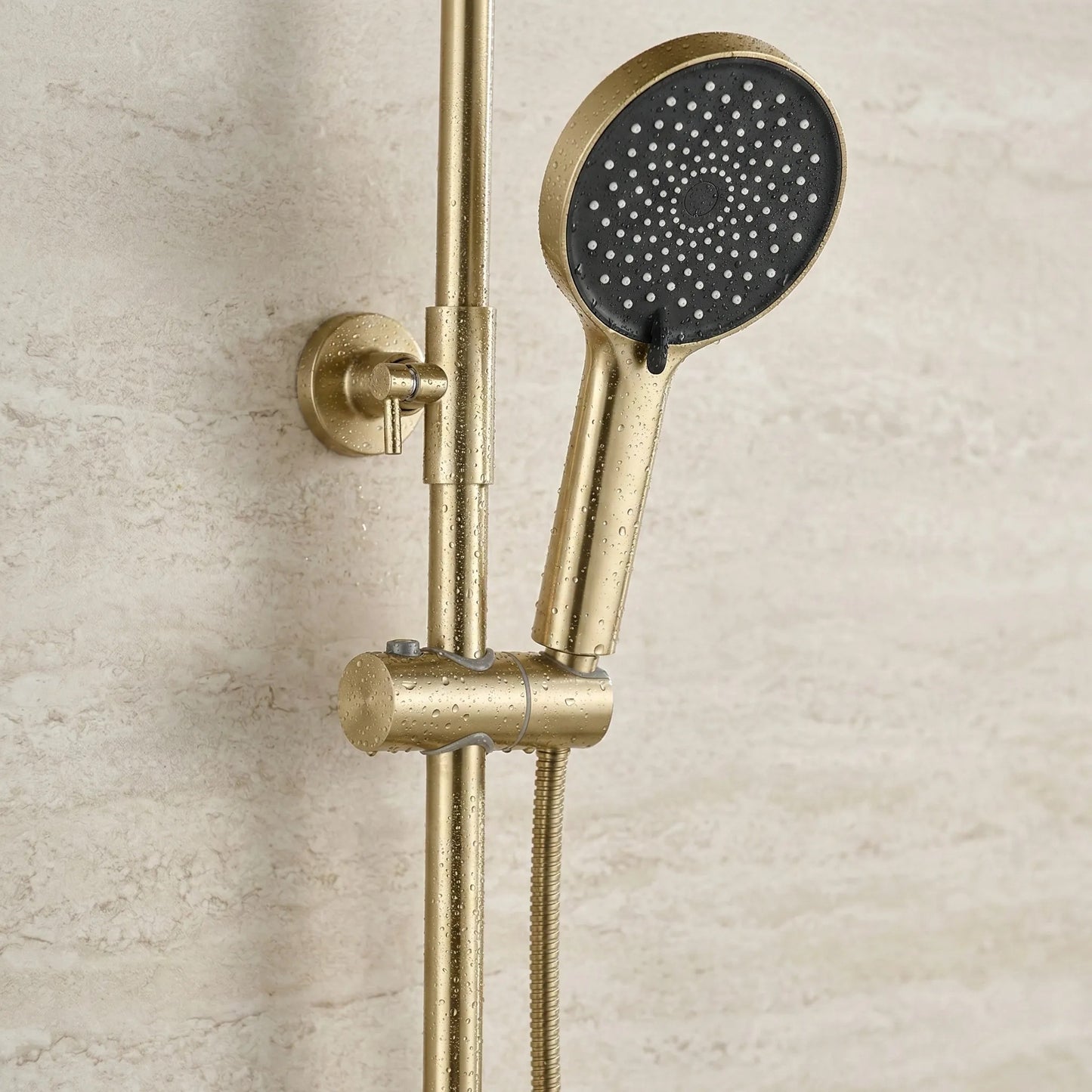 Duschgarnitur Rea Lungo Stripe Brush Gold  4