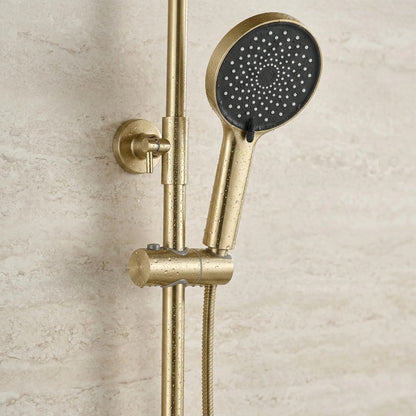 Duschgarnitur Rea Lungo Stripe Brush Gold  4