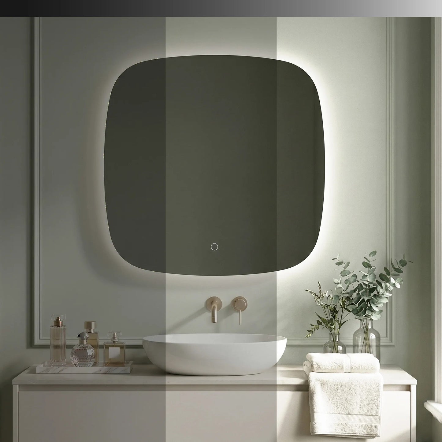 Spiegel LED 70x70cm TOP  4