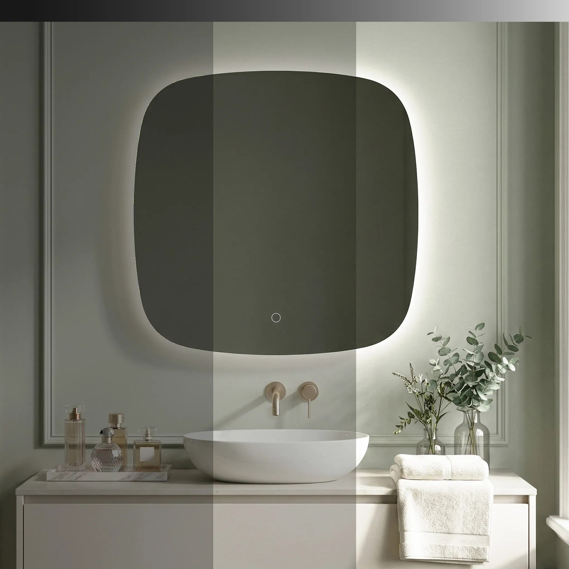 Spiegel LED 70x70cm TOP  4