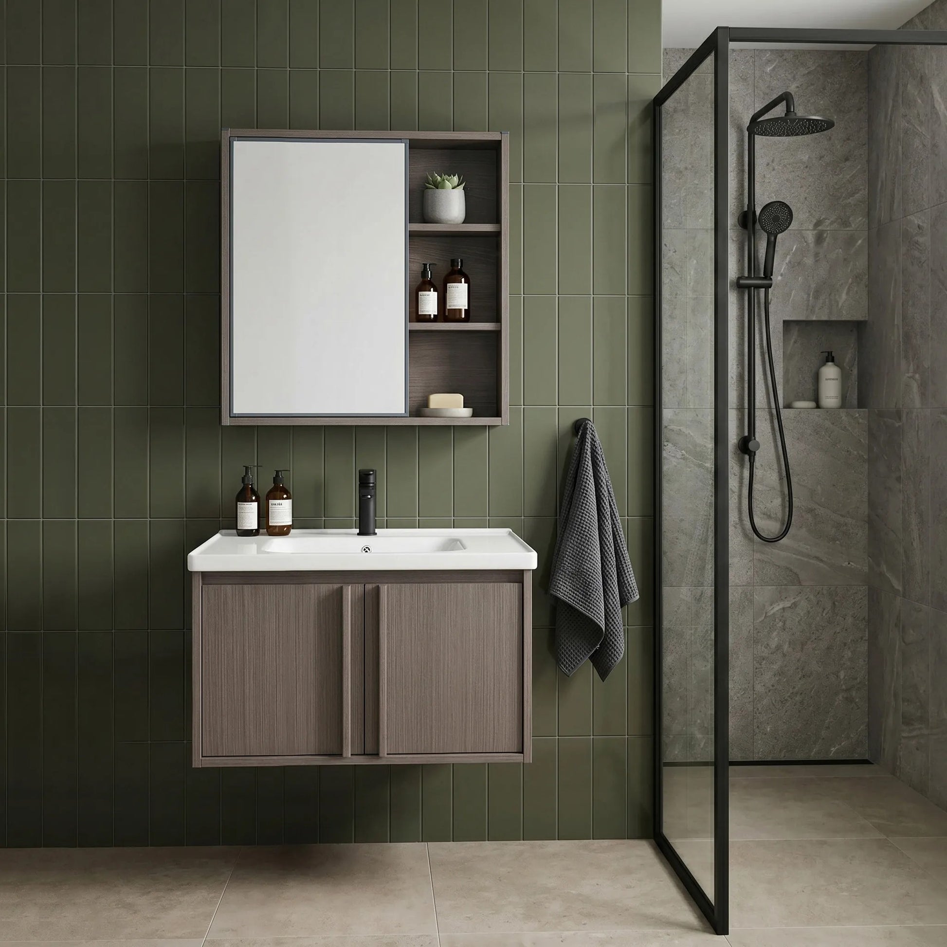 Badezimmermöbel-Set mit Waschbecken Gama T25023 KJM 60CM  4