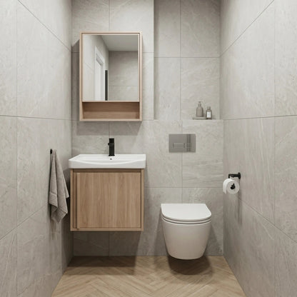 Badezimmermöbel-Set mit Waschbecken Gama T25023 BXM 50CM  4