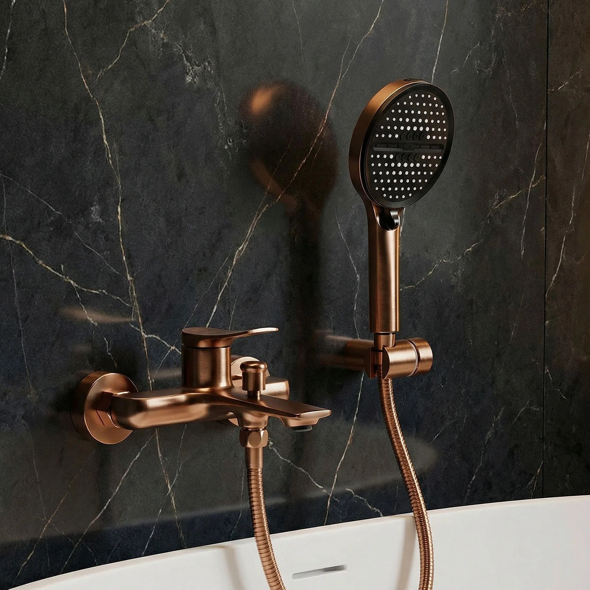 Badewannenarmatur PREMIUM REA Vision Brush Copper  4