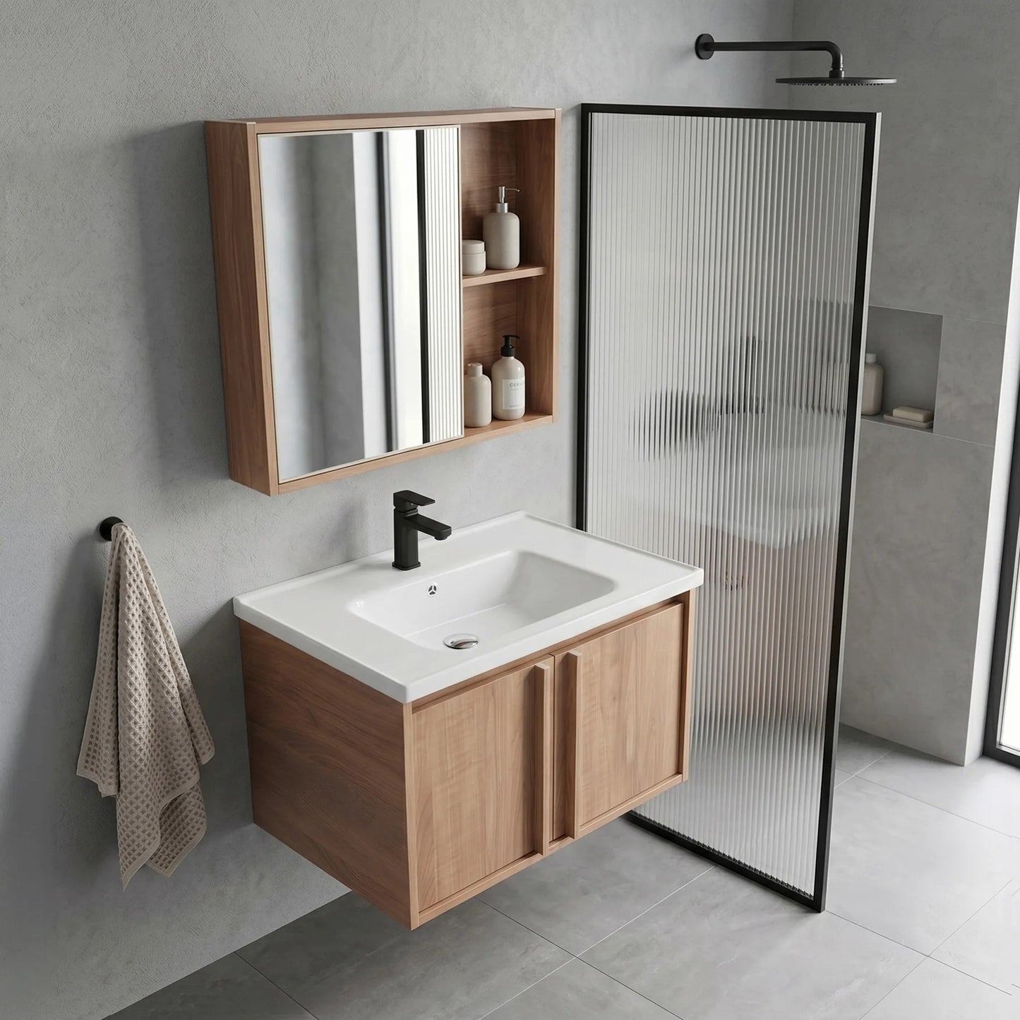 Badezimmermöbel-Set mit Waschbecken Gama T25023 HHL 60CM  4