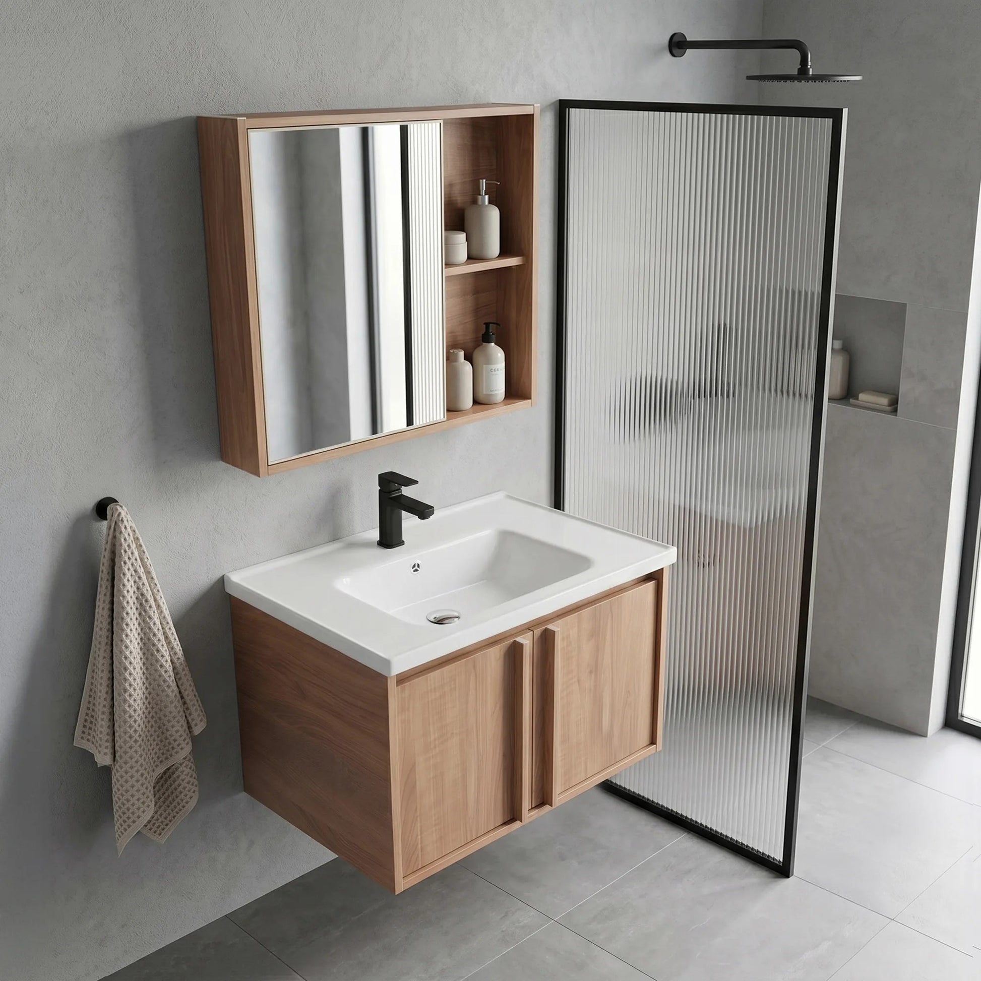 Badezimmermöbel-Set mit Waschbecken Gama T25023 HHL 60CM  4