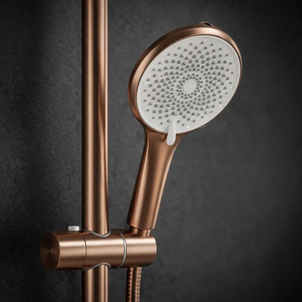 Duschgarnitur Rea Rivo Brush Copper  4