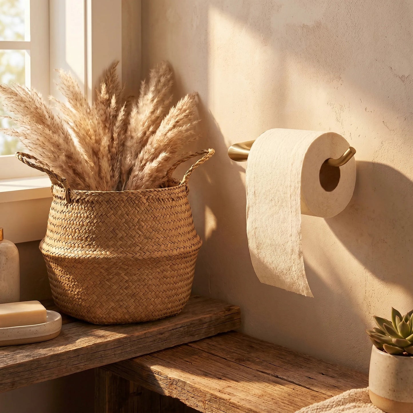Halter für Toilettenpapier 16205 VIBE Brush Gold  4