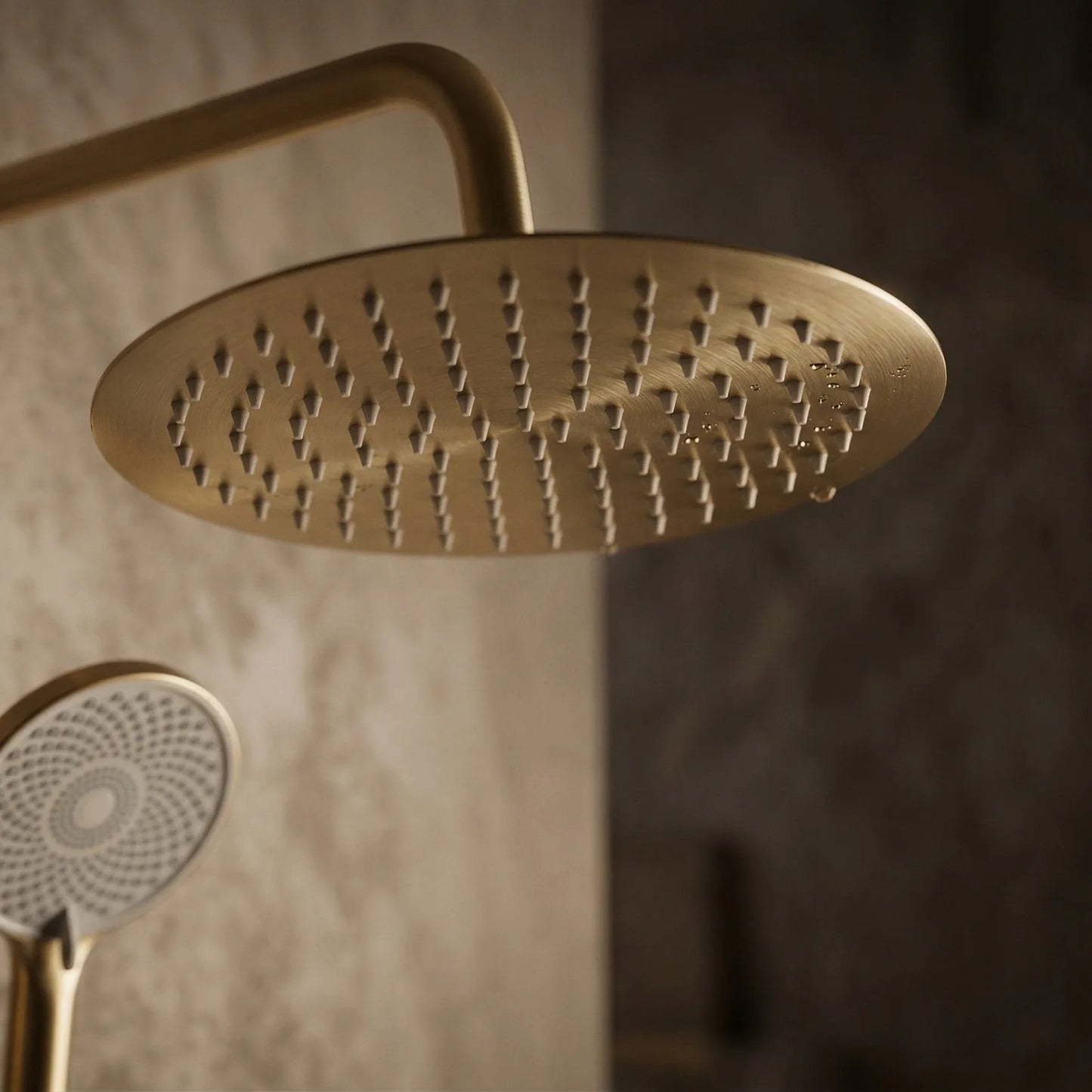 Duschset ohne Auslauf mit Thermostat Rea Lungo Gold Brush  4