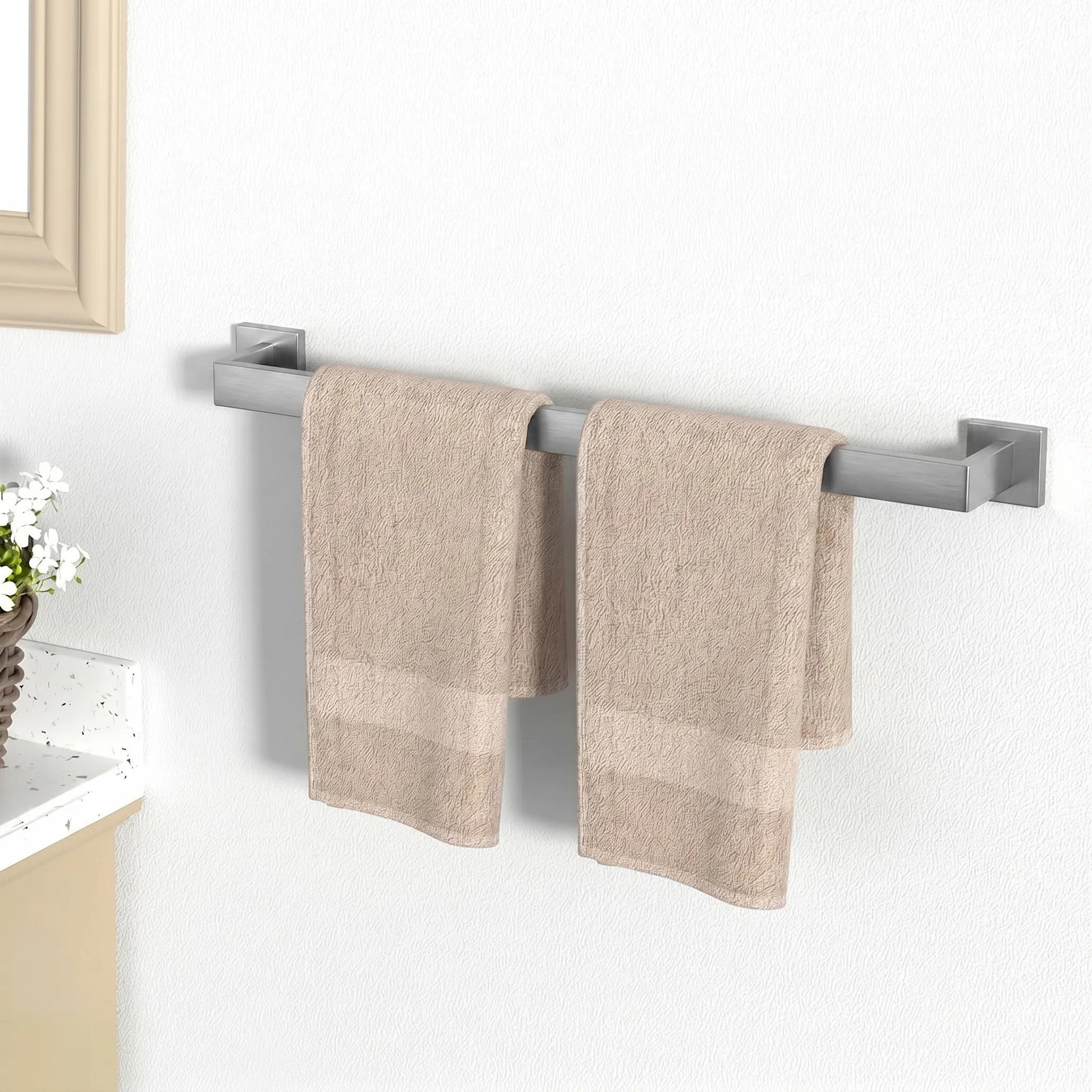 Badezimmer-Accessoire-Set Rio Brush Nickel 4-teilig  4