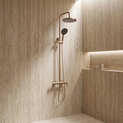 Duschset Rea Arcos brush gold  4