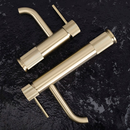 Waschbeckenarmatur Rea Lungo Stripe Brush Gold  4