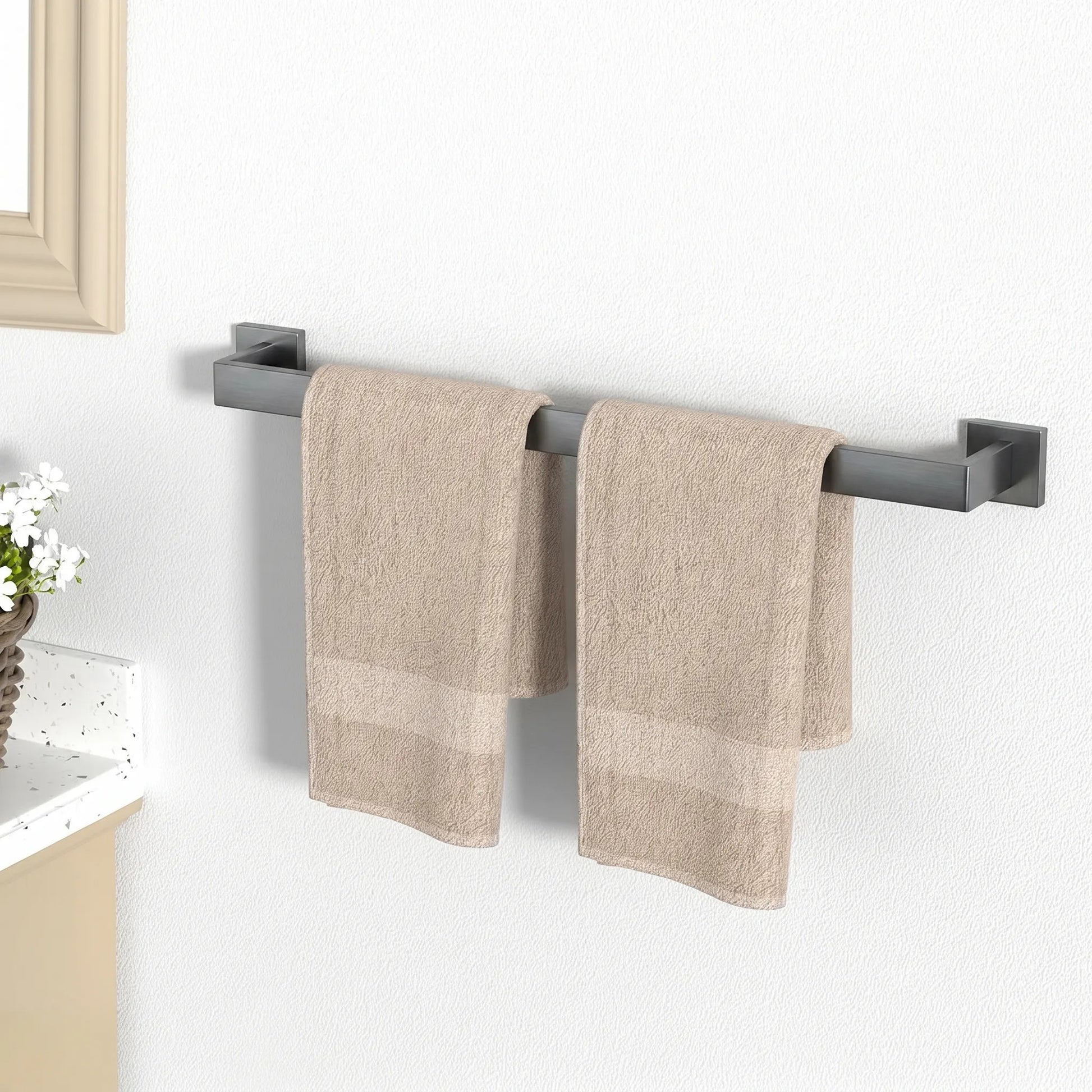 Badezimmer-Accessoire-Set Rio Titan  4-teilig  4