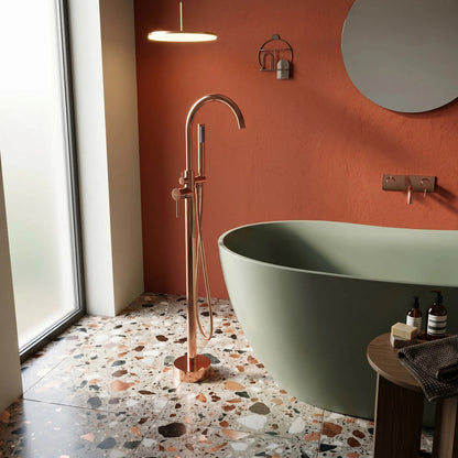 Freistehende Armatur Rea Lungo Copper  4