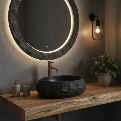 Aufsatzwaschbecken Rea Mika Black  4