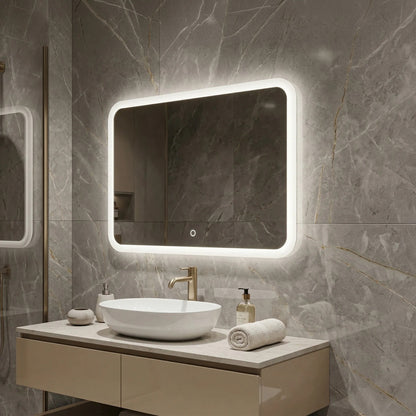 Spiegel LED 80x60cm TOP-3  4