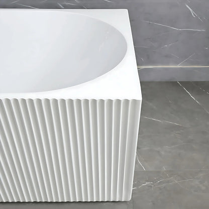 Acryl Eckbadewanne WENUS RIGHT 170 Schwarze Stöpselabdeckung 4
