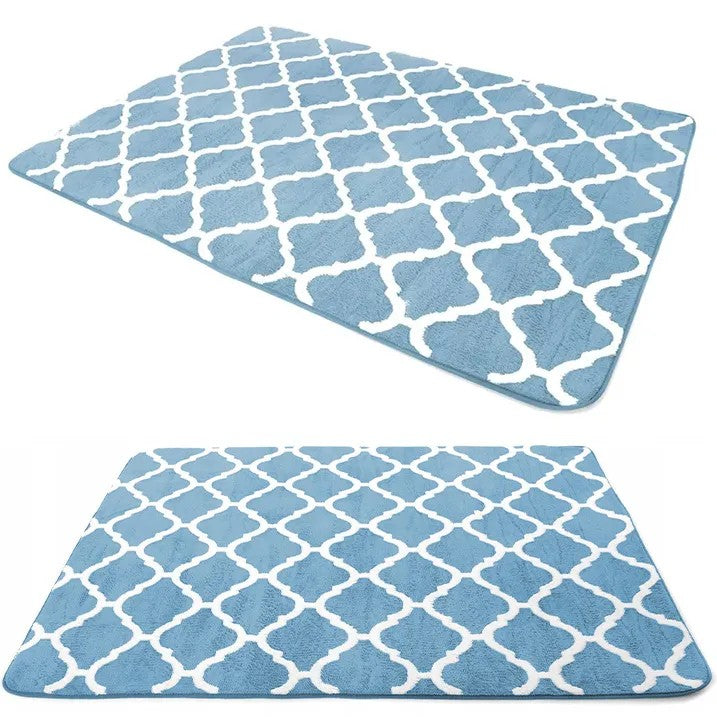 Teppich Plüsch Clover Blue 120 X 170 4