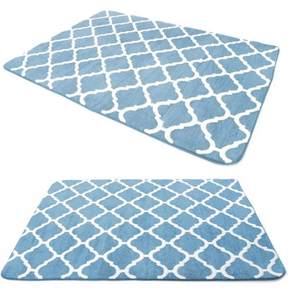 Teppich Plüsch Clover Blue 120 X 170 4