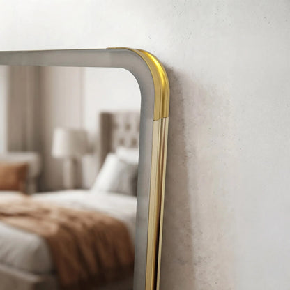Spiegel LED Classico 50x160cm Brush Gold 4