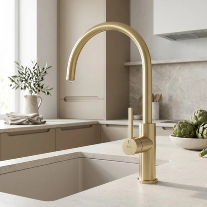 Küchearmatur REA Rivo Brush Gold 4