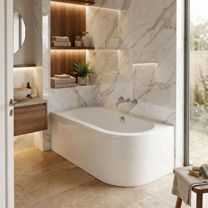 Acryl Eckbadewanne Rea Orion Left 150cm 4