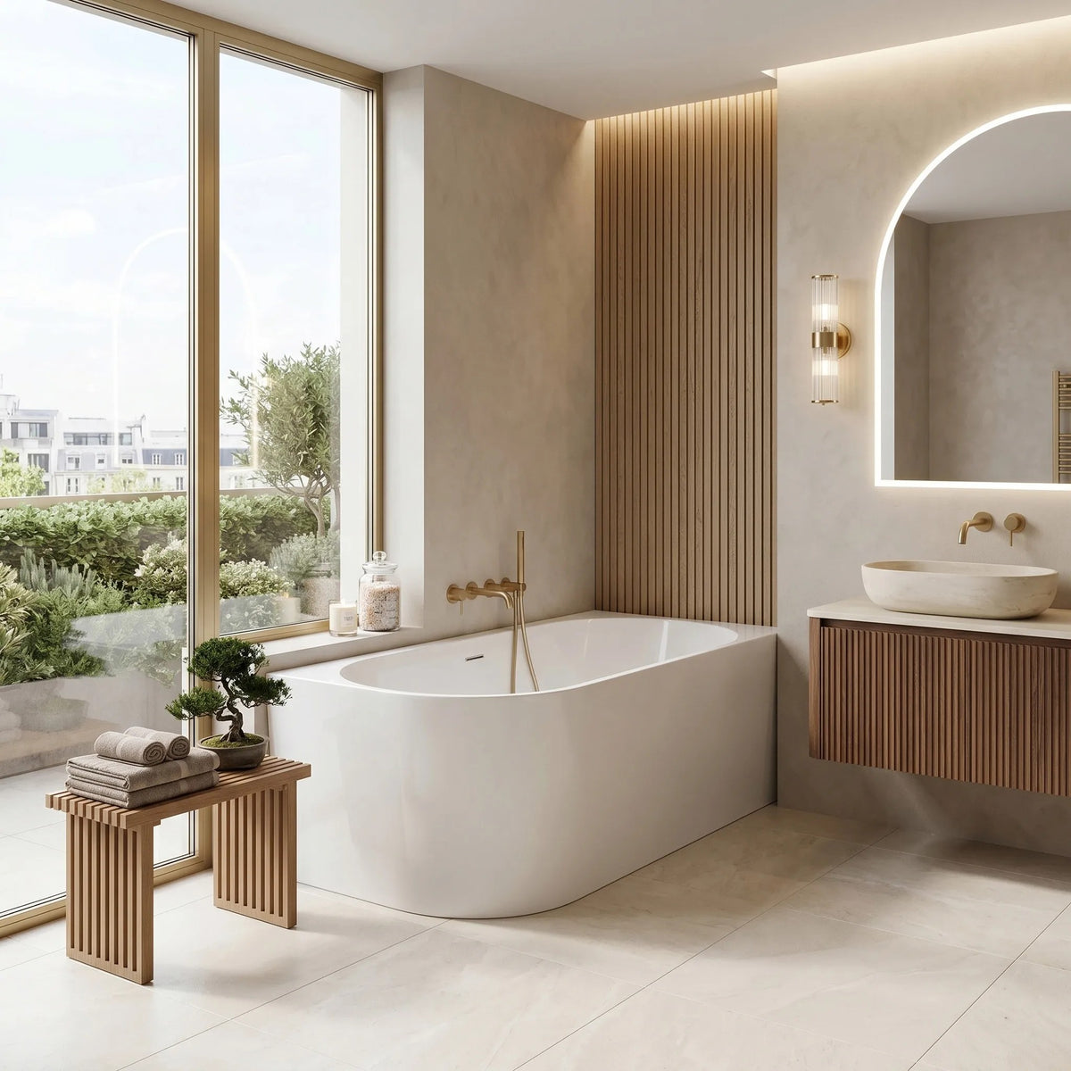 Eckbadewanne Aus Acryl REA Bellanto Slim 150 Right Schwarze Stöpselabdeckung 4