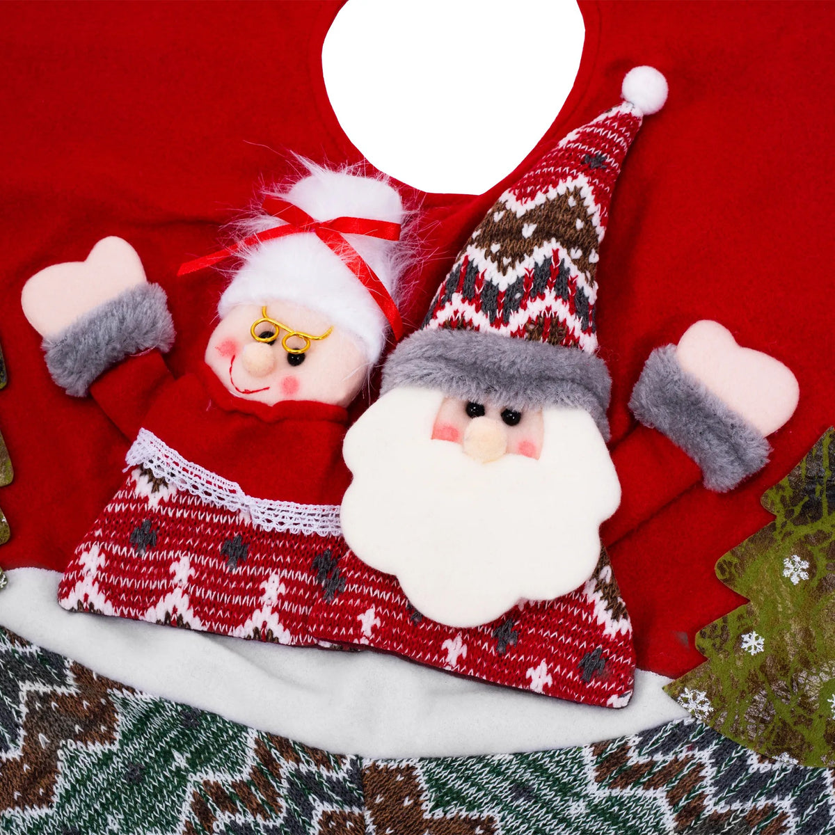 Weihnachtsbaum-Matte Red 80cm 4