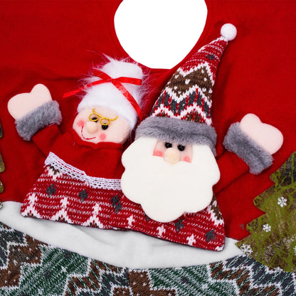 Weihnachtsbaum-Matte Red 80cm 4