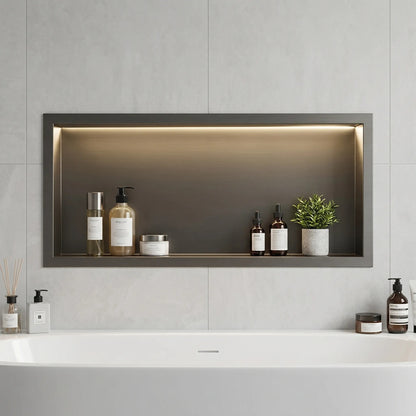 LED-Badezimmer-Wandnische 30x60 Titan 4