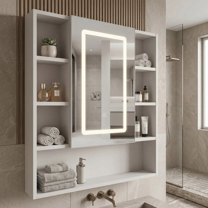 LED-Spiegelschrank Rea Luna 70x80cm 4